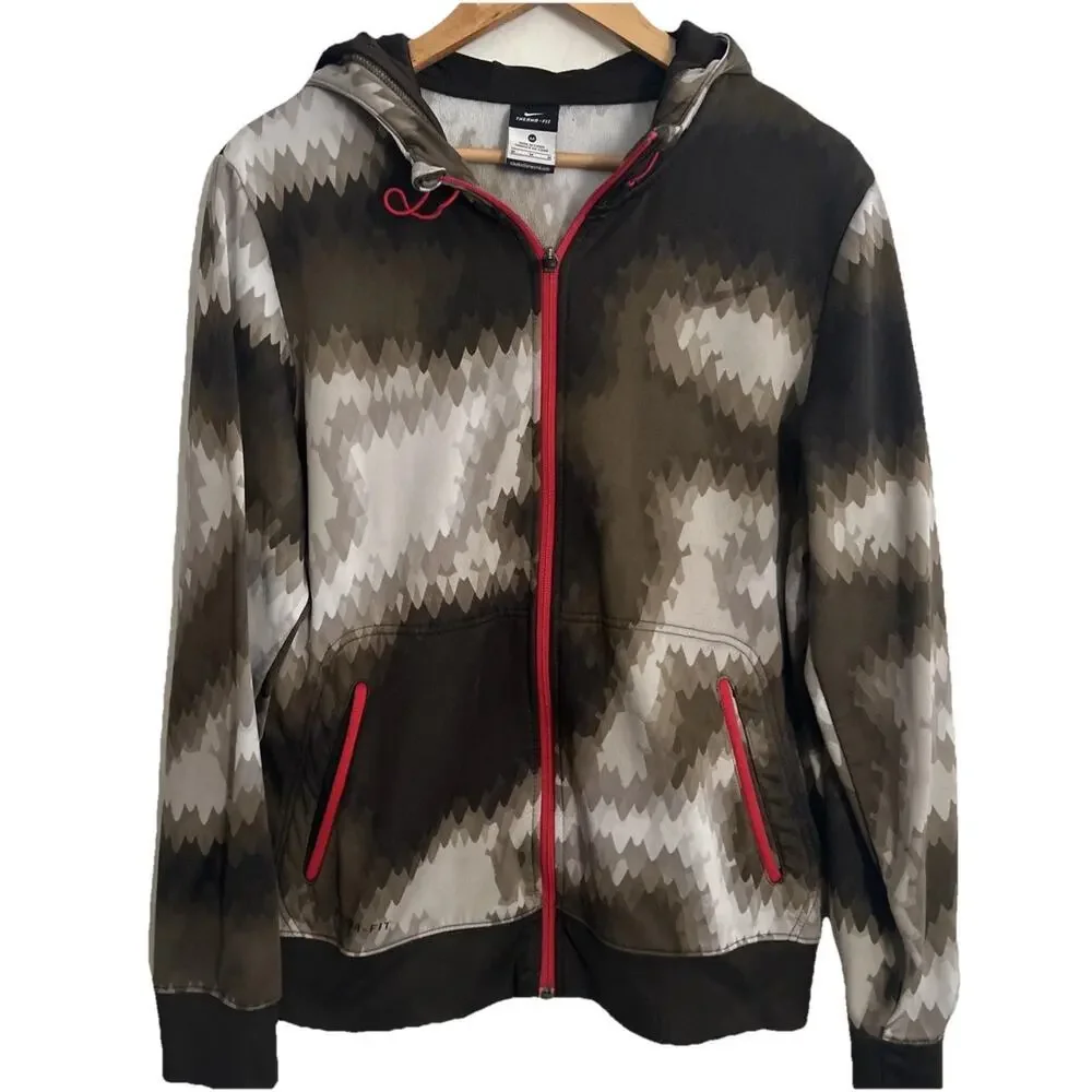 Nike Kobe Mamba Full Zip Hoodie Mens Medium M Snakeskin Rare Vintage‎ Thermafit